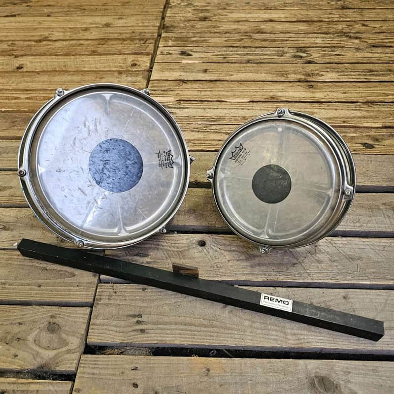 Remo 8" And 10" Roto Tom Set With Bar USED! RKROT150426 image 1