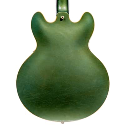 Gibson Custom Shop 1964 ES-335 Semi-Hollow Electric Guitar, Light Aged Pelham Blue Sparkle image 2