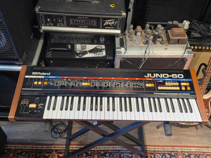 Vintage 1983 Roland Juno-60 61-Key Polyphonic Synthesizer - RECENTLY SERVICED!! image 1