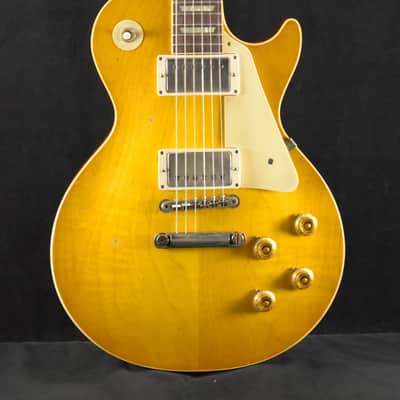 Gibson Murphy Lab 1958 Les Paul Standard Lemon Burst Heavy Aged image 1