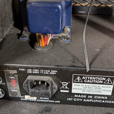 Jet City 20 Amp head & Jet City JCA12S Cab 2000's - Black & Blue image 7