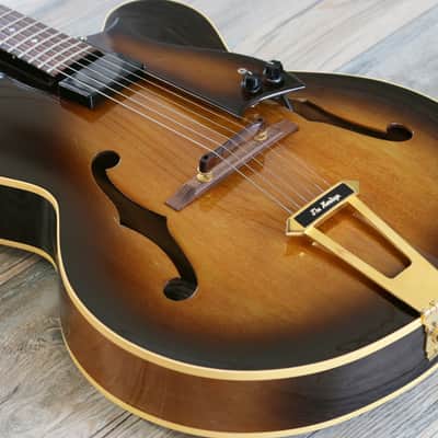 Vintage! 1986 Heritage Eagle Archtop Jazzbox Sunburst + Hard-Case image 5