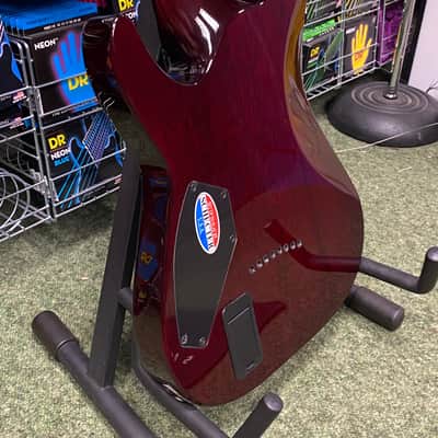 Schecter C-8 Hellraiser in black cherry - Made in Korea image 2