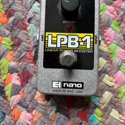 Electro-Harmonix LPB-1 Nano Linear Power Booster Preamp 2006 - Present - Black / Yellow / Gray image 1