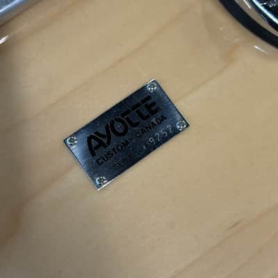 Ayotte 1999 Custom Shell Kit Acoustic Drum - Natural Blonde Gloss, Used image 9