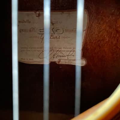1970 Eko Ranger 6 Six String Acoustic Guitar image 3