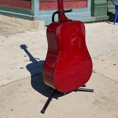 Guild D-25 - 1974 - Cherry Red image 14