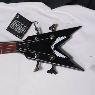 Dean Razorback Bass 4-string electric bass guitar NEW Classic Black RZR BASS CBK- CAP pickups - Blemished image 4