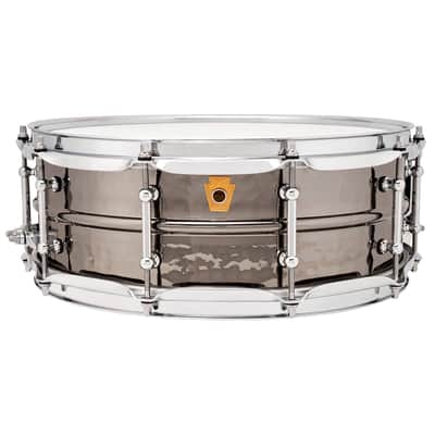 Ludwig LB416KT Black Beauty Snare Drum 14x5 Hammered w/Tube Lugs image 1