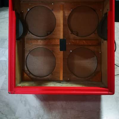 Marshall 1960A cabinet 1970 - RED - empty - no speakers image 5