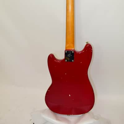 Vintage 1965 Fender Mustang Electric Guitar, Dakota Red w/ Case image 20