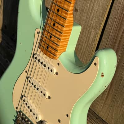 Fender Custom Shop '56 Reissue Stratocaster Relic AAA Flame Maple Neck image 2
