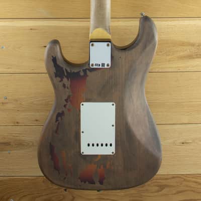 Fender Custom Shop Rory Gallagher Signature Strat Heavy Relic 3 Colour Sunburst R117534 image 7