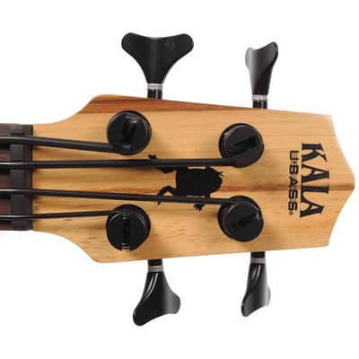Kala UBASS-SP-MAPL-FS Spalted Maple Acoustic-Electric U-BASS with Gig Bag image 5