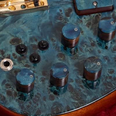 【used】D'Mark Guitars / ALPHA 6 Special Reserve Series Blue Pioppo with LEDs 2025 4.360kg #25B0020【GIB Yokohama】【price included SHIPPING & IMPORT TAX & VAT】 image 9