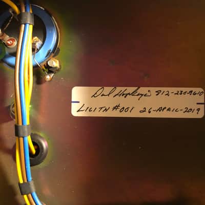 Marshall JCM 800 Hopkins Modded High Gain "Lilith" 1987 Black/Gold image 10