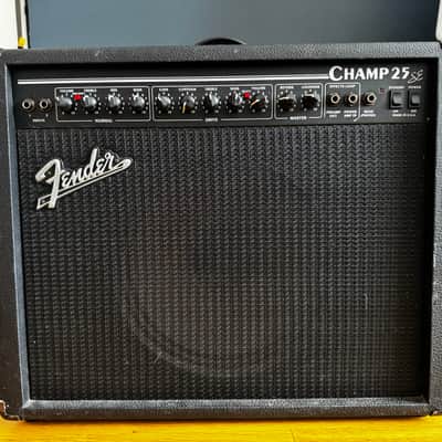 Fender Champ 25 SE 2-Channel 25-Watt 1x12" Hybrid Guitar Combo 1992 - 1994 - Black image 1