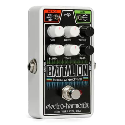 Electro Harmonix Nano Battalion Bass Preamp & Overdrive Pedal image 3