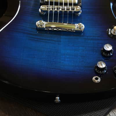 2001 Gibson SG Supreme Electric Guitar Figured Midnight Burst + OHSC image 5
