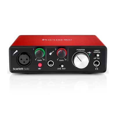 Focusrite Scarlett Solo 2nd Generation | Compact USB Recording Audio Interface image 2