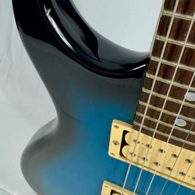 Martin Sigma Prototype Neck Through Electric Guitar MIJ Japan Early 1980s - Blue Burst image 10