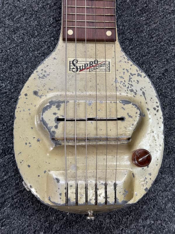 Supro Electric Hawaiian Frying Pan Lap Steel 1937 Vintage National Dobro Corp image 1