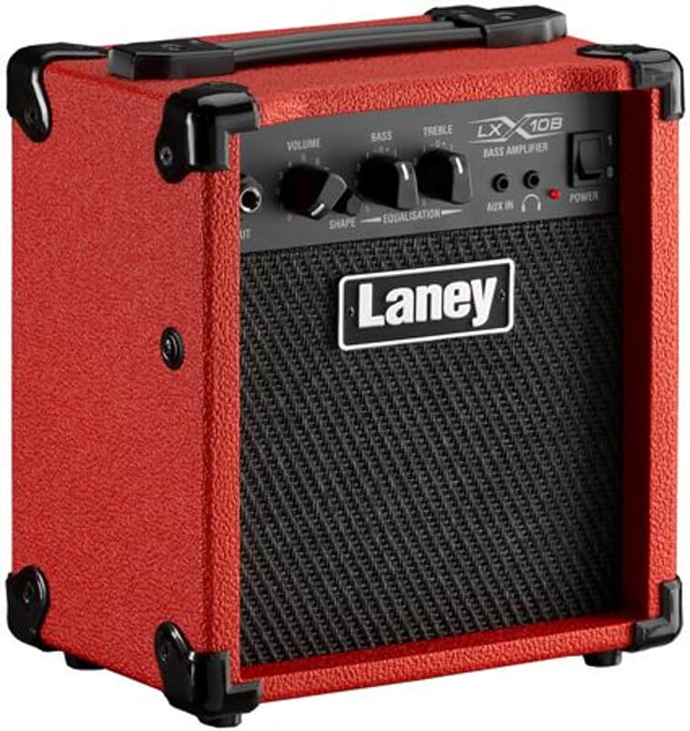 Laney LX Bass Combo Amplifier 1x5" 10 Watts Red image 1