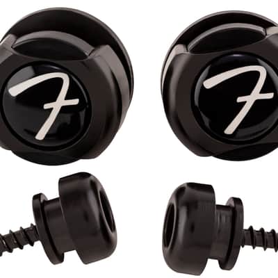 FENDER Infinity Strap Locks Black (Paar) Gitarrengurt-Wechsel- und Sicherungssystem image 2