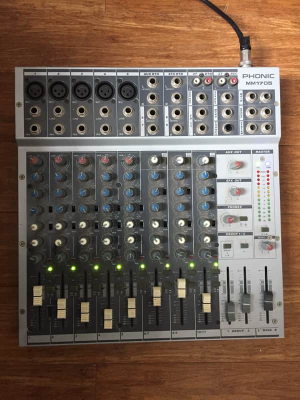 フォニック　Phonic アナログミキサー　MM1705 フォニック Phonic アナログミキサー MM1705