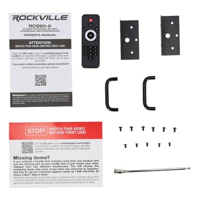 Rockville RCS90-6 90 Watt 6 Zone 70v Commercial/Restaurant Amplifier/Bluetooth image 9