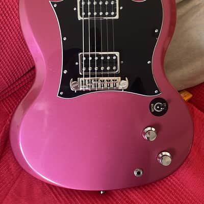 Rare Gibson SG Goddess 2006 - Unique Custom Dark Pink Refinish - Ebony Board image 1
