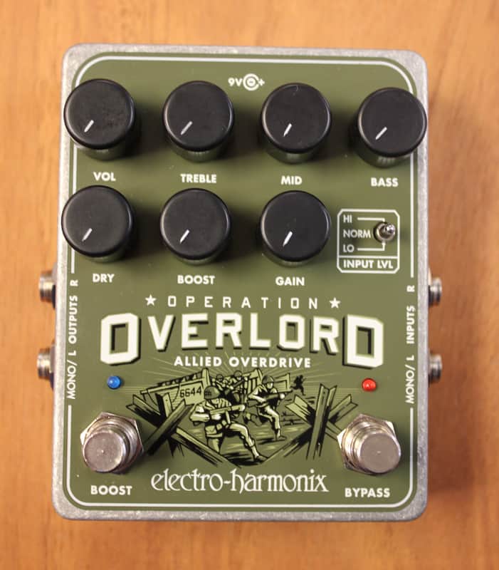 Electro-Harmonix Operation Overlord Overdrive Guitar Effects Pedal image 1
