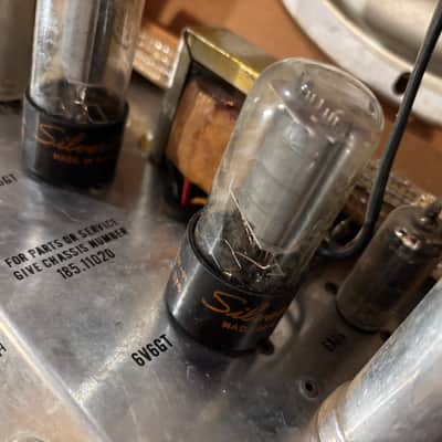 Vintage Sears Silvertone Model 1482 Tube Guitar Combo Amp Amplifier - 1960s image 17