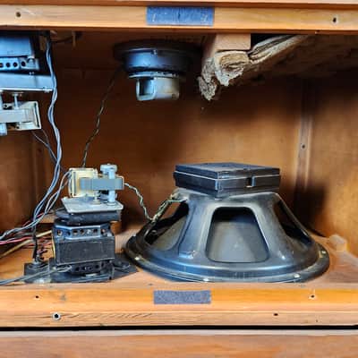 Leslie Vintage Rotary Speaker Cabinet Model 45, Single Speed, Tube Power Amp, 1958-63, for Hammond Organs image 10