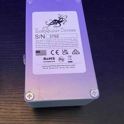 EarthQuaker Devices / Death By Audio Time Shadows Subharmonic Multi-Delay Resonator 2020 - Silver / Purple image 3