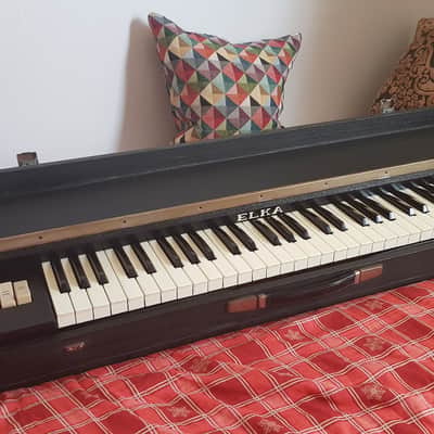 Elka "Piano 88" vintage transistor organ synth Italy image 15