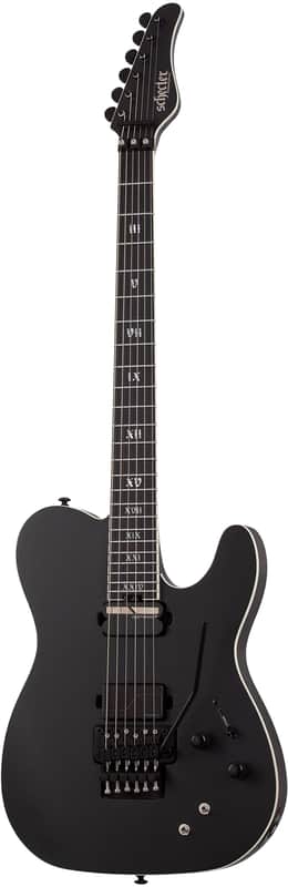 Schecter PT FR-S SLS Elite Evil Twin Satin Black image 1
