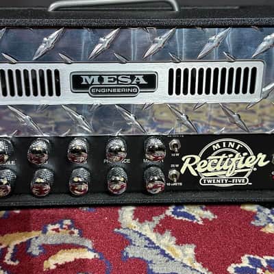 Mesa Boogie Mini Rectifier 25 Amp 2010's Chrome UK / European Power Supply Guitar Amplifier image 12