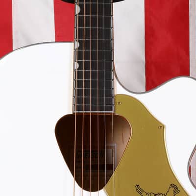 Gretsch G5022CWFE Rancher Falcon Jumbo - White image 4