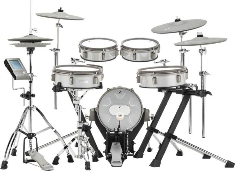 EFNOTE 3B Electronic Drum Set - White Sparkle image 1