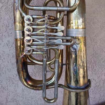 B&S "Sonora" BBb 4 Rotary Valve Tuba image 3