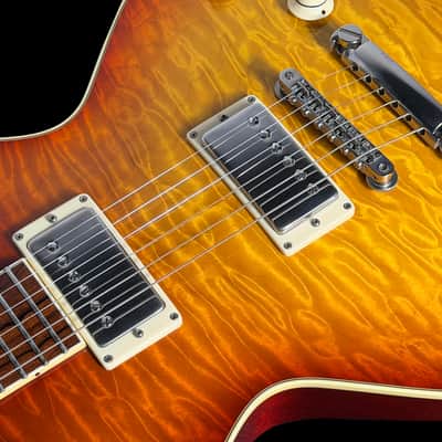 2009 Collings CL City Limits Deluxe Premium Quilt Top ~ Cherry Sunburst image 5