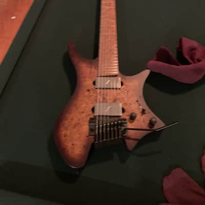Strandberg Boden Original 7 Trem (Vintage Burst) Poplar Burl Electric Guitar image 8