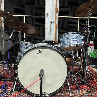 Ludwig Classic Maple 2000s - Sky Blue Pearl image 4