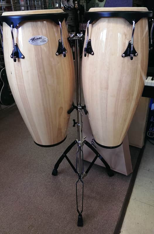 Mountain Rhythm Miami Natural Conga Set M1011B, Siam Oak, 10