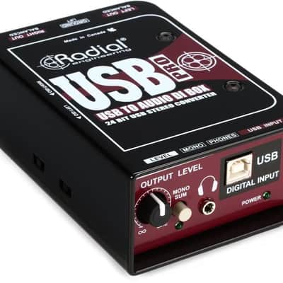 Radial Engineering USB Pro Stereo USB Laptop DI USB-PRO -MINT-in-box! -w/ Free Express Shipping! image 2