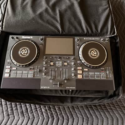 Numark Mixstream Pro+ 2-Channel Standalone Streaming DJ Console Present Black image 2