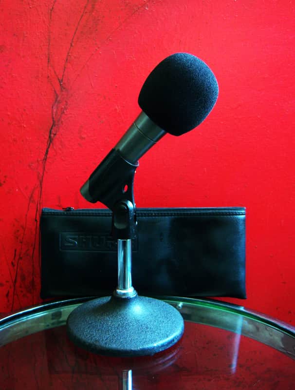 Vintage 1980's USA Shure SM58 Handheld Cardioid Dynamic Microphone Low Z w accessories # 6 image 1
