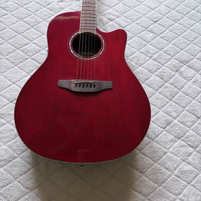 Ovation Celebrity - CS28-RR - Red Acoustic Electric image 3