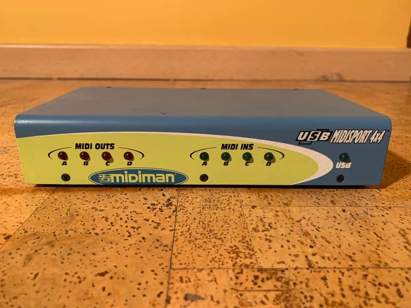 M-Audio Midiman - Midisport 4X4 Early 2000's - Blue Yellow image 1